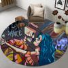 Baby Crawl Cartoon Carpet Modern Floor Mats Skull Mandala Children 'S Room Carpet Bedroom Home Living Room Round Carpet