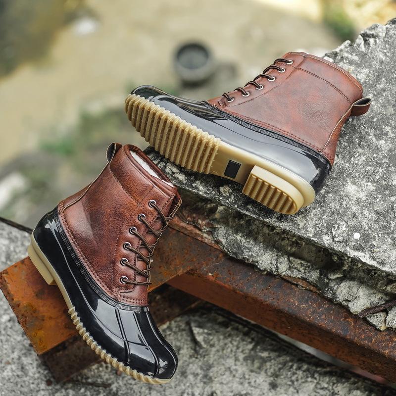 Autumn and winter new snow boots for women, popular in Europe and the United States, warm duck hunting shoes for women, snow boots, waterproof shoes