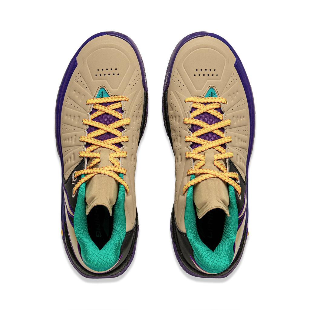 Li Ning Jie Ao 2 Παπούτσια Μπάσκετ Ανδρικά Χαμηλά Γκρι ABFV041-5