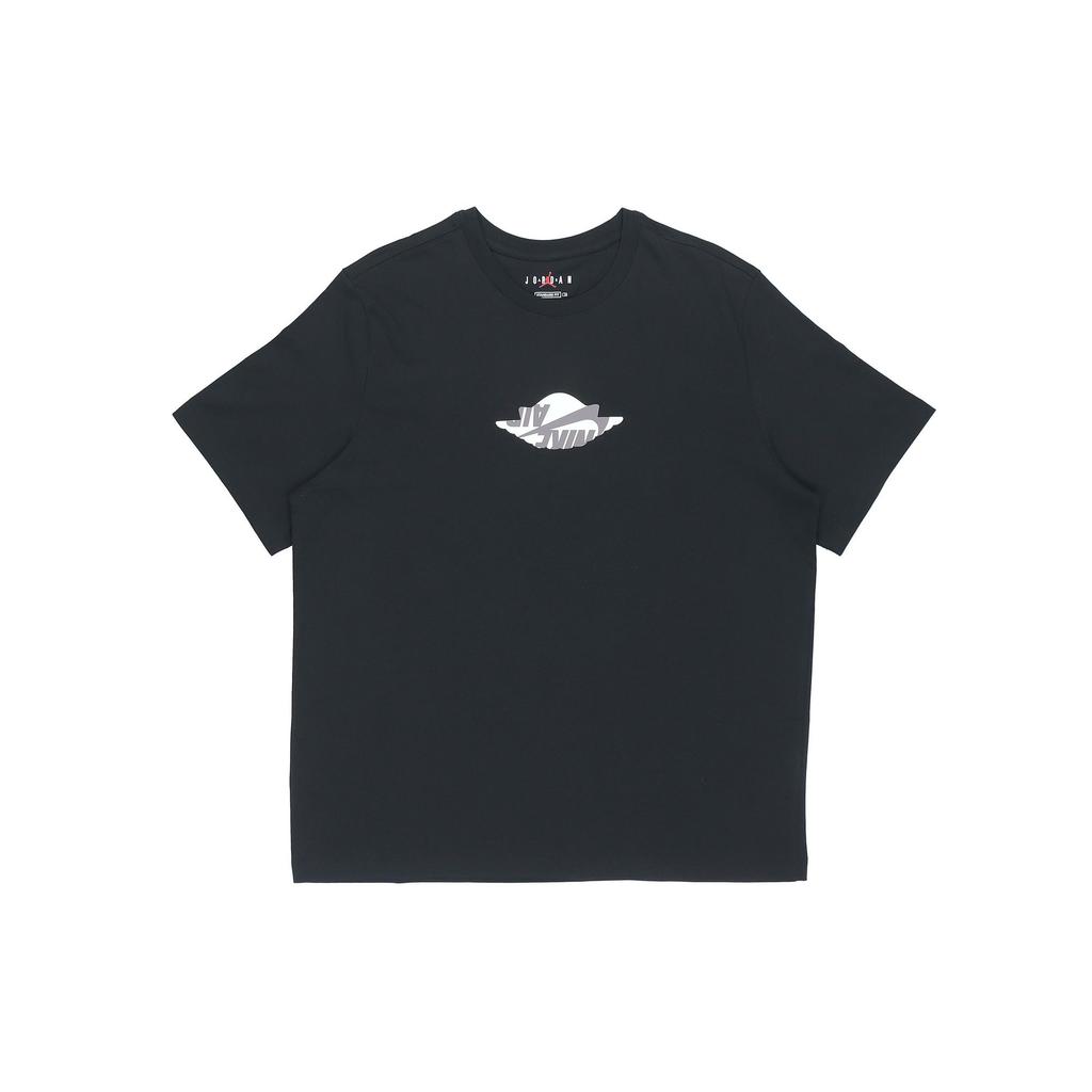 Jordan T Shirts Men's Black Crew Neck Moderate Straight Fit DA6772-010