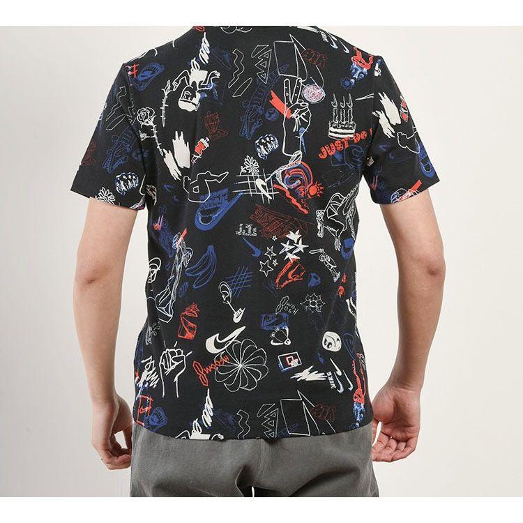 Nike Sport Pack Graffiti Short Sleeve T-Shirt Men Tops Black CK3013-010