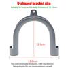 2/3/5Pcs U-Shape Drain Hose Guide Assembly Fits All Drain Hose Washing Machine Discharge Hose Clip Hose Brackets