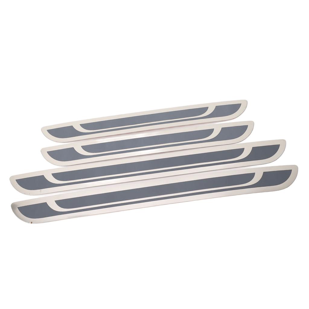 4Pcs Door Sill Cover Guard Stainless Steel Wear Resistant Door Sill Trim Replacement for Peugeot 208 307 308 408 508