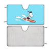 Snoopy Sunshade for Front Light Heat Suction UV Character Car 130x70cm Car, Sunshade, Blocking, Insulating, Cup, Sunshade, Protection, Foldable,