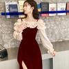 Toast Dress Bride New Wedding Banquet Temperament Red Evening Dress Dress High-end Light Luxury High-end Engagement