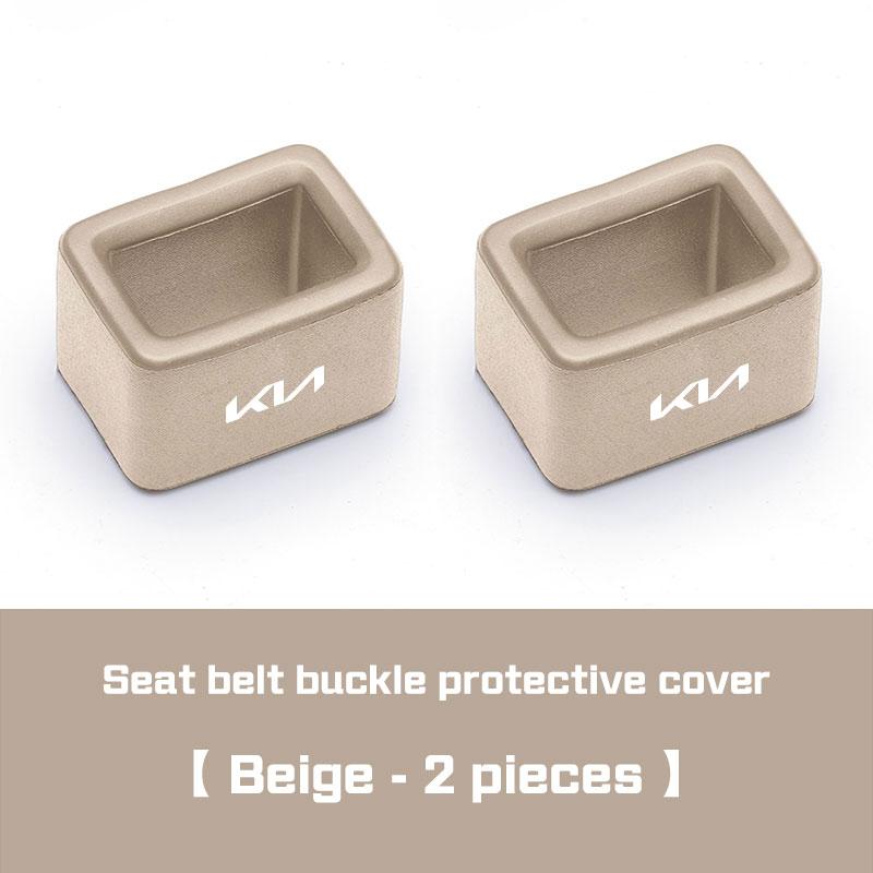JTAN5 Car Seat Belt Buckle Cover Anti Scratch Seatbelt Button Protector For KIA RIO Sportage Ceed Cerato Sorento K3 K4 K5 KX3 Optima
