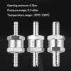 One-Way Non-Return Check Valve Aluminium Fuel Water Gas Air Vacuum Petrol Diesel 4 Size Valves 6/8/10/12Mm For Marine Automotive