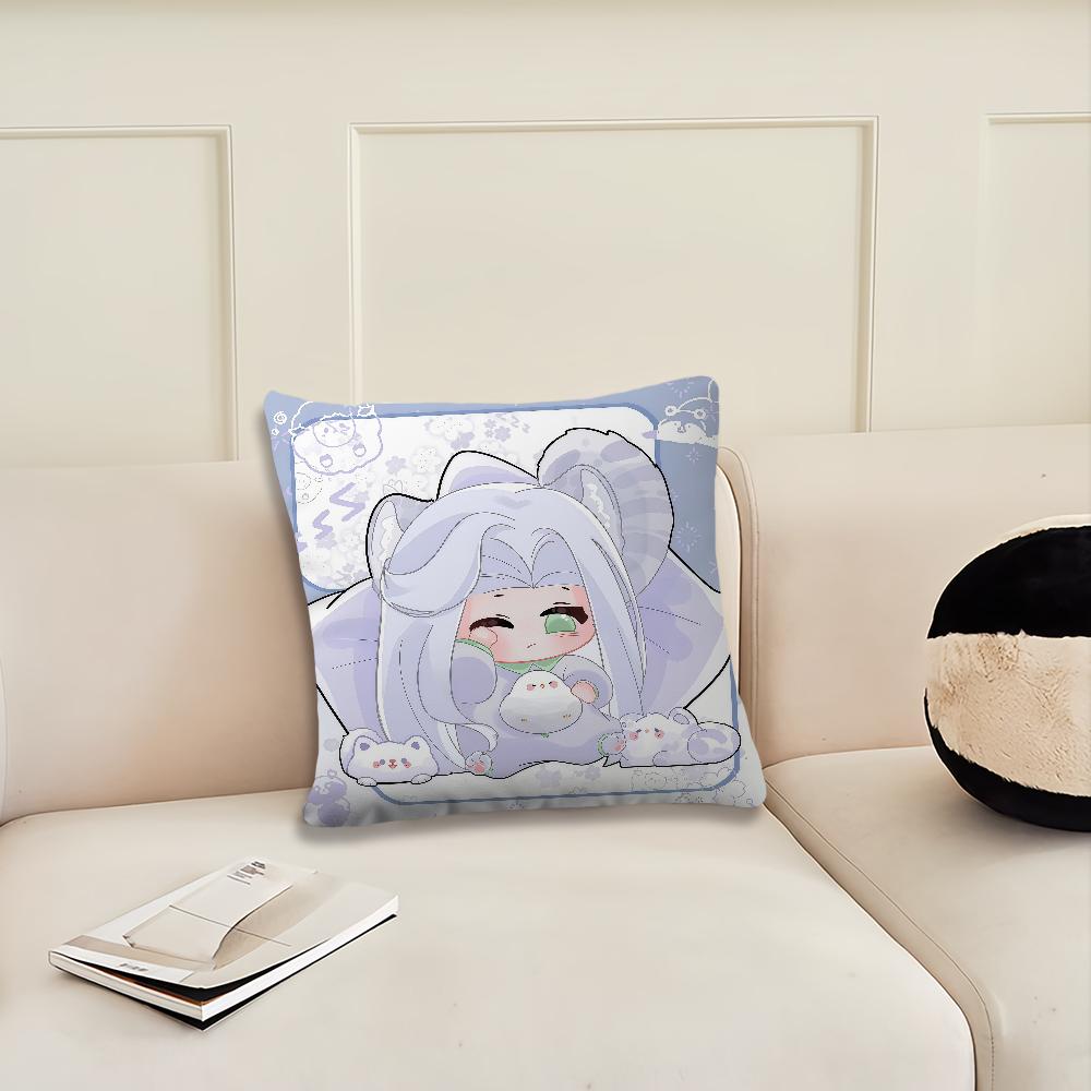 Game Love and Deepspace Kawaii Cushion Cover Pillow Cover Decoration Room Home Sofa Living Office Car Nordic Simplicity