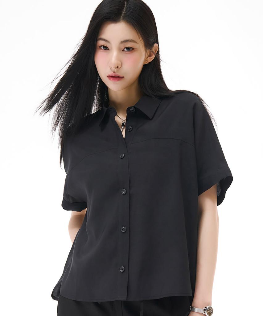 CHASECULT Women'S Dolman Sleeve Blouse - Black