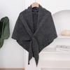 Koreanischer Stil Einfarbiger Strickschal Damen Winter Warm Vielseitiger Nackenwärmer