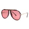 Personalized box sunglasses, new European and American retro fashion trendy driving UV-proof sunglasses