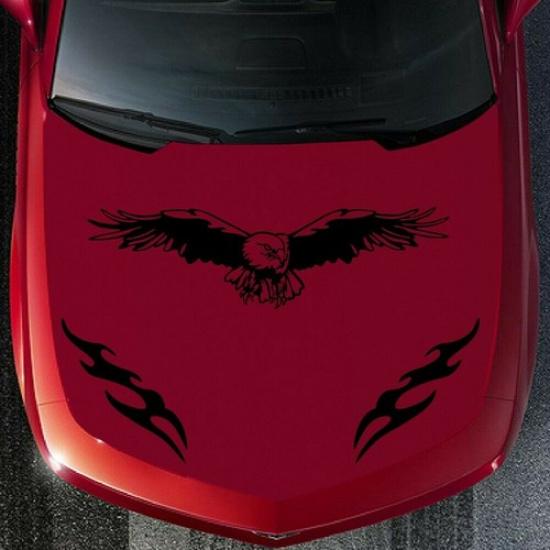 Car Hood Door Sticker Body Animal Vinyl Decal Black Universal Decor Accessories
