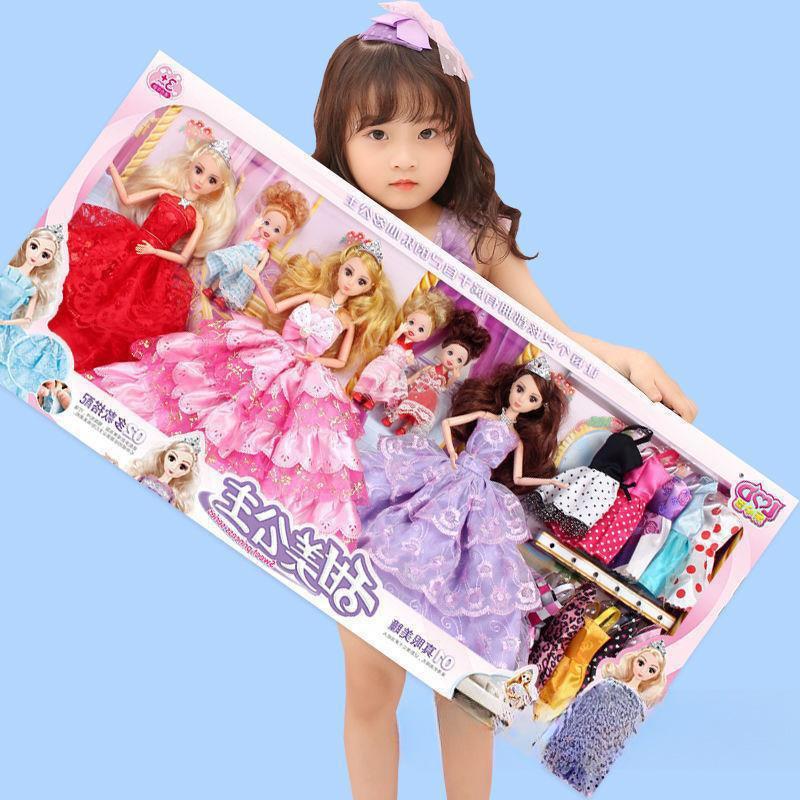 Bebek Seti Hediye Kutusu Giydirme Tam Set Prenses Kız Çocuk Oyuncakları