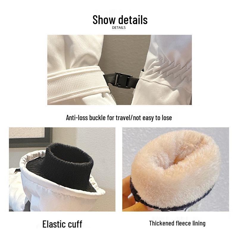 Men's Winter Ski Riding Gloves, Windproof, Touchscreen, Warm Cold Protection for Harbin Northeast Weather.