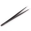 Kit 6 Professional Safety Anti-Static Tweezers Premium Silver Anatomy