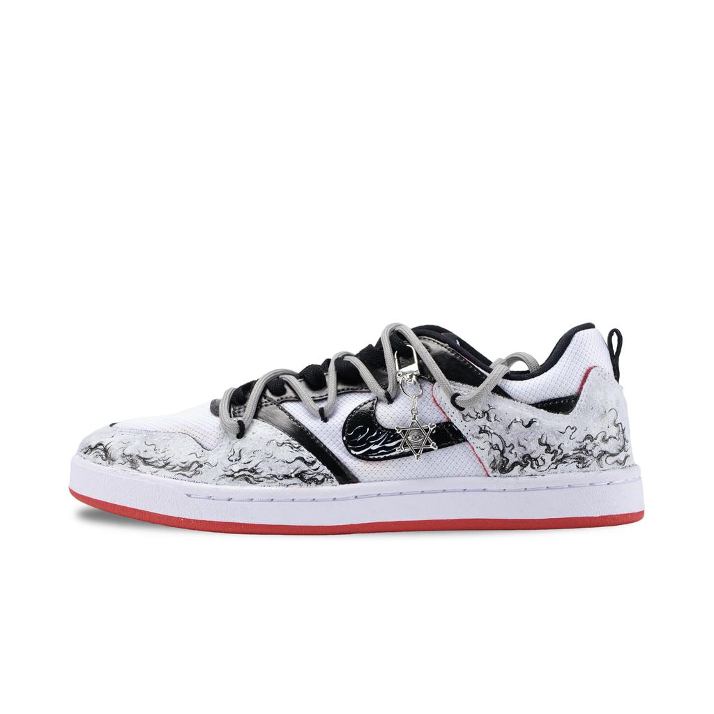 Nike SB Alleyoop Amaterasu Abrasion Resistant Low Top Skateboard Shoes Unisex Black White Gray CJ0882-102(team836-)