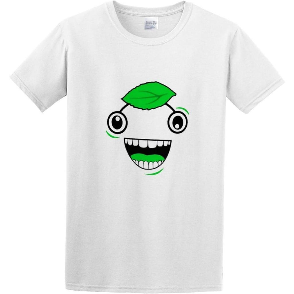 Guava Juice Logo Variation One Green Graphic Men's Fashion T-Shirt White