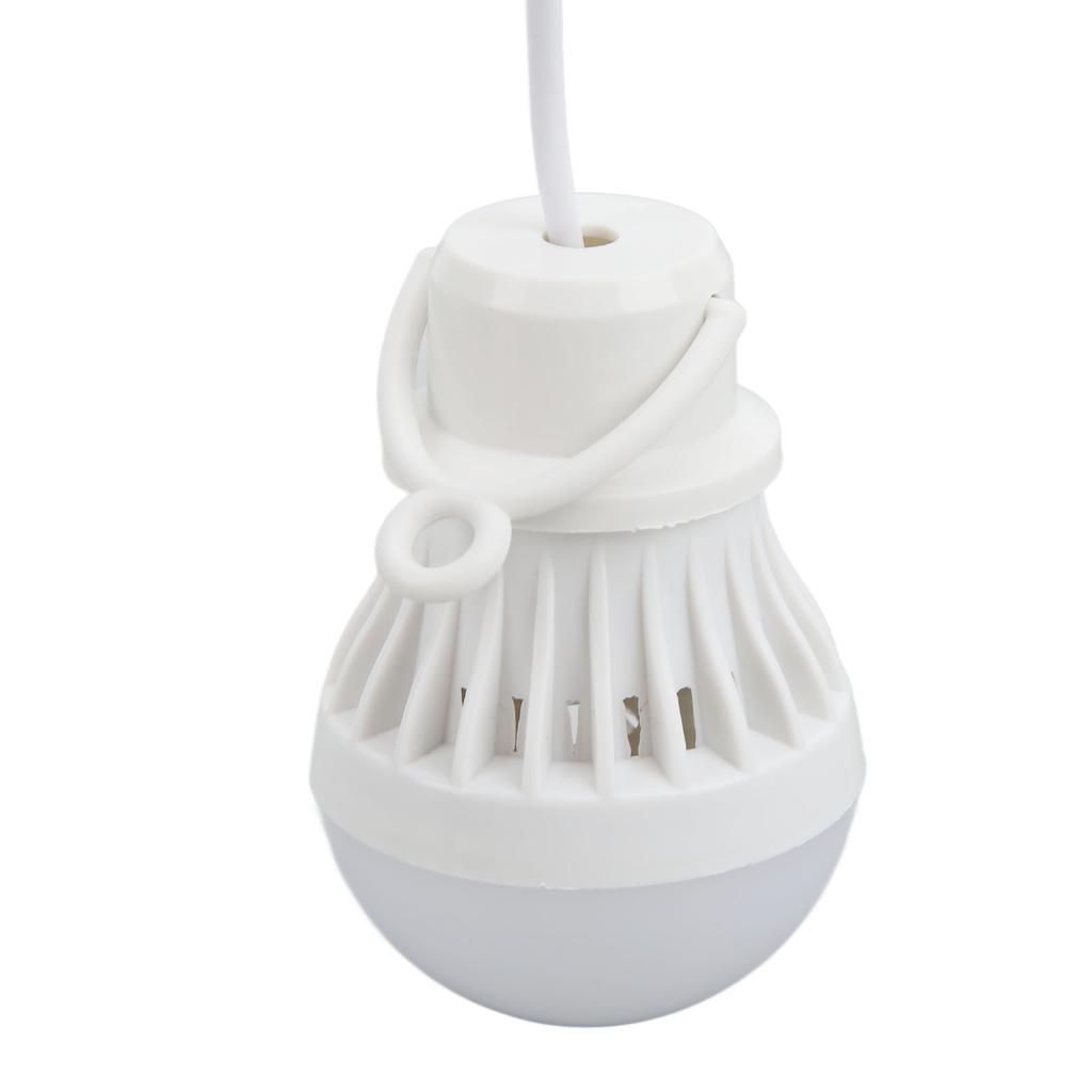 Camping LED Light Bulb Energy Saving USB Light Bulb with Hook for Outdoor Tent Hiking Party