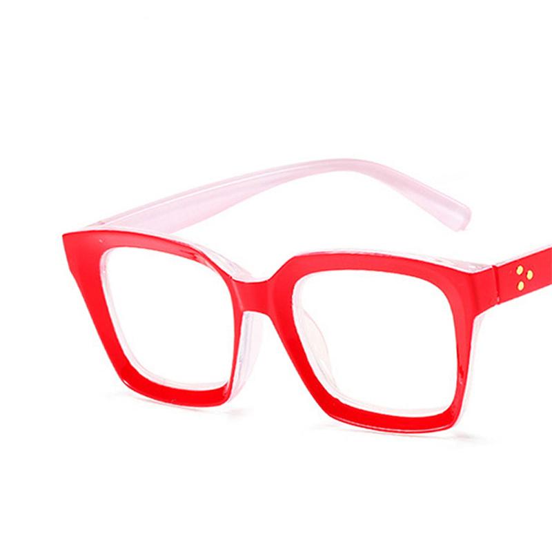 Fashion Glasses Frame Women Men Anti Blue Light Vintage Square Computer Optical Concave Eyewear Female