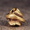 Unique Snake Head Metal Beads Pendant for Paracord and DIY Enthusiasts Jewelry Making Paracord Bead