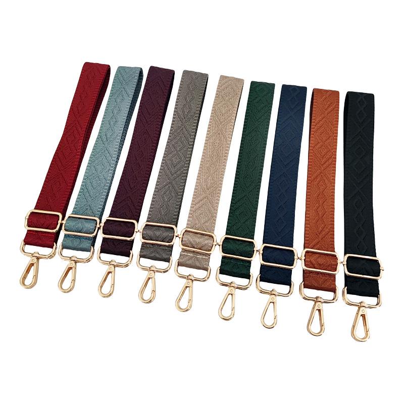 3,8 cm Diamantprydd Enfärgad Bred Axelrem/Axelremsväska för Väskor