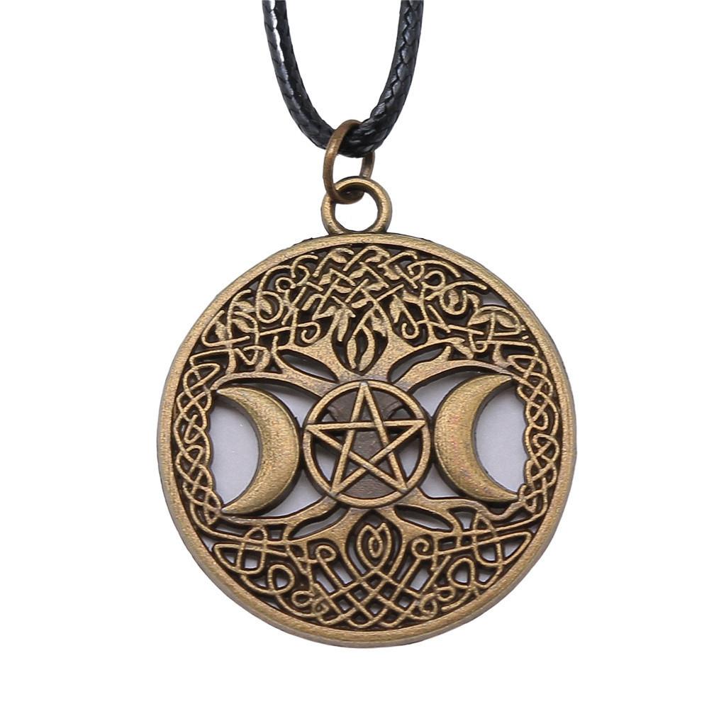 Tree of Life Nature Growth Pendant Antique Bronze Metal Daughter Choker Necklace Trendy Gift