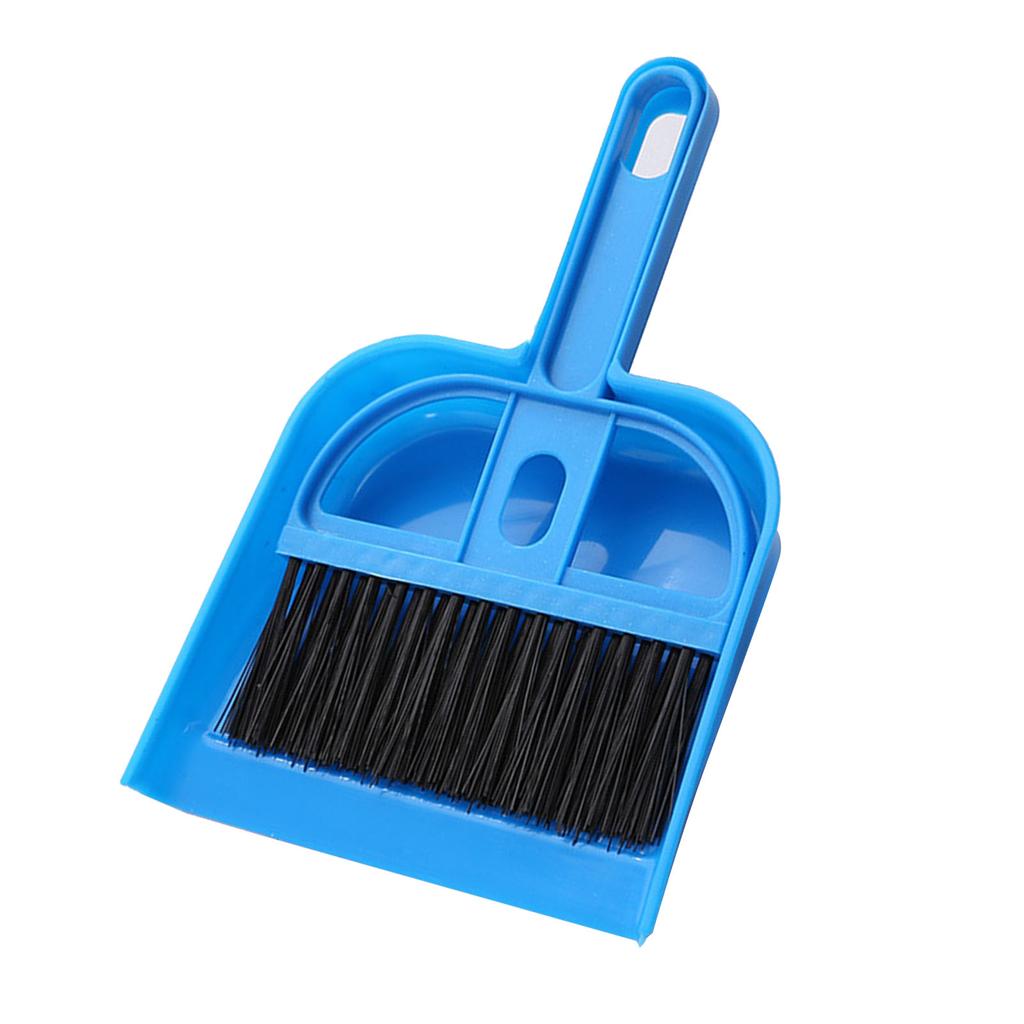 Small Hand Broom Dustpan Set Multifunctional Portable Table Top Brush Cleaning Tools for Keyboard Computer