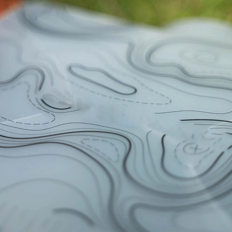 1/2Pcs Outdoor Plastic Card Type Cutting Board Folding Table Vegetable Fruit Cutting Mat Camping Table Easy to Clean