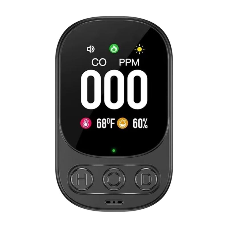 652F Fast Read Carbon Monoxide Detectors with Environmental Sensors Power Wall Unit for Household Hotel Application