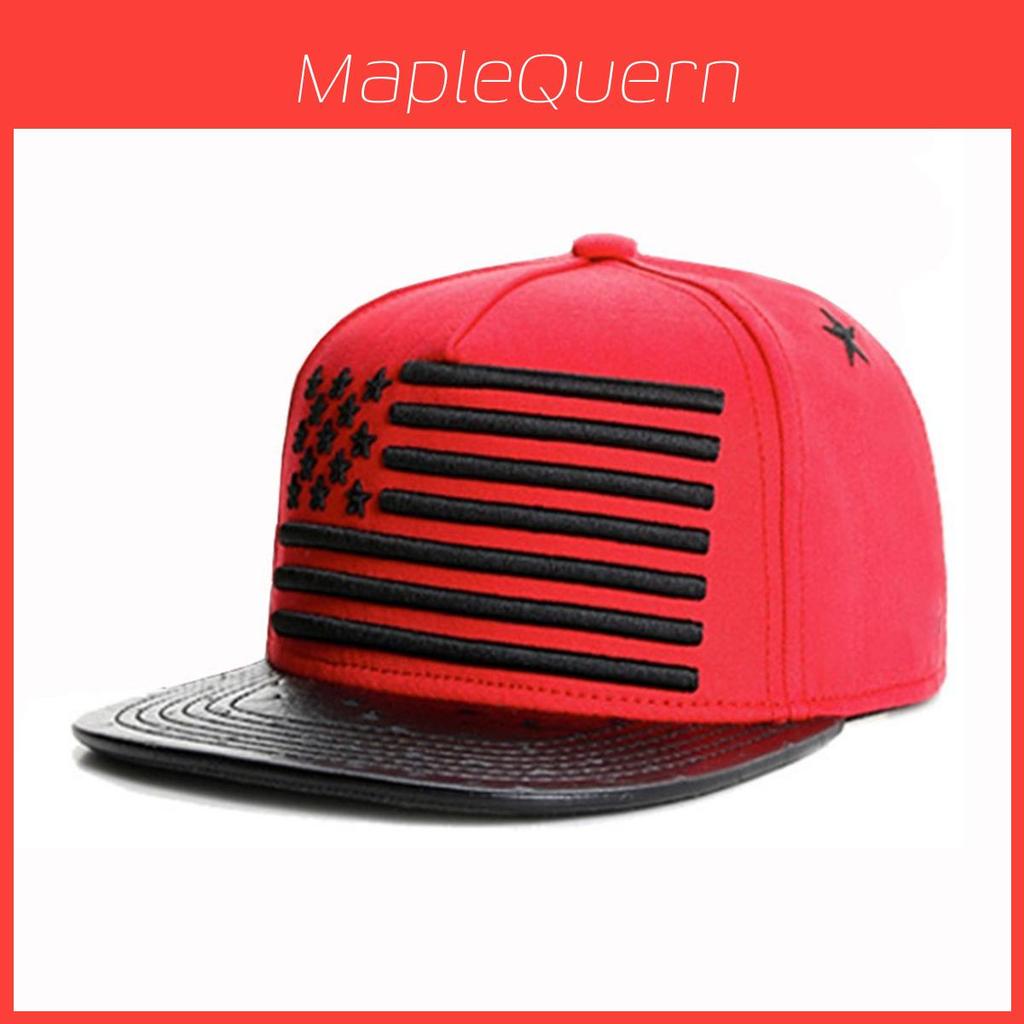 Usa Flag Baseball Cap With Breathable Cotton Material And Wide Brim For Summer Wear