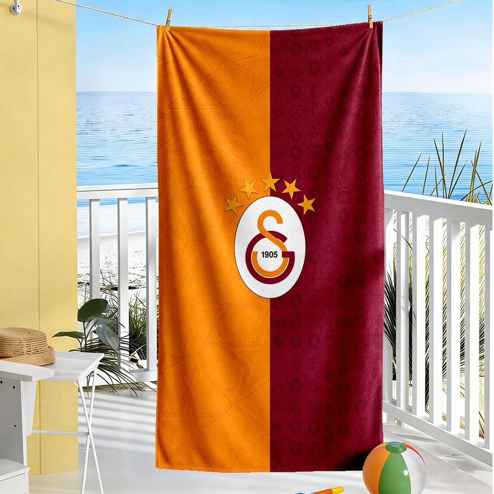Galatasaray Beach Towel Super Soft Microfiber Quickdry Fabric Comfortable Lightweight Perfect for Traveling Yoga Camping and Swimming