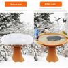 Birdbath Deicer Poultry Water Heater Winter Anti Freeze Drinking Deicer With Temperature Control For Chicken Duck Geese
