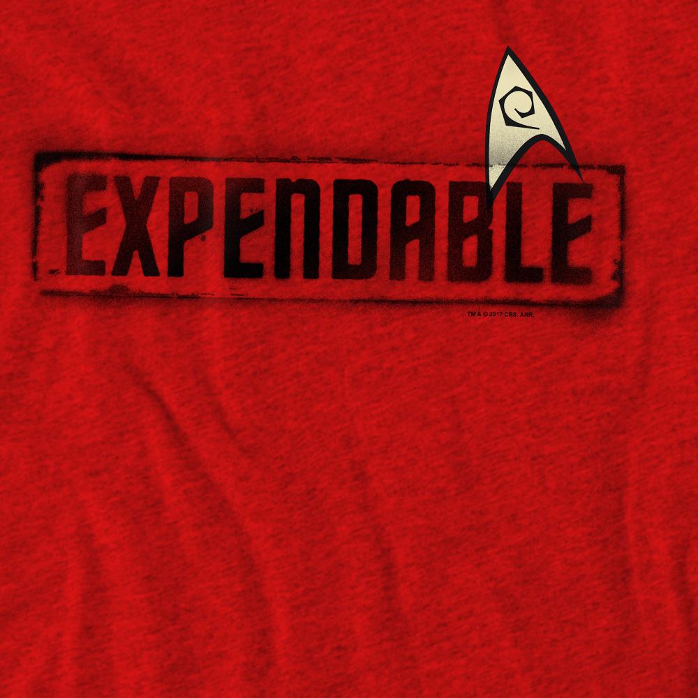 STAR TREK Unisex Adult Expendable T-Shirt
