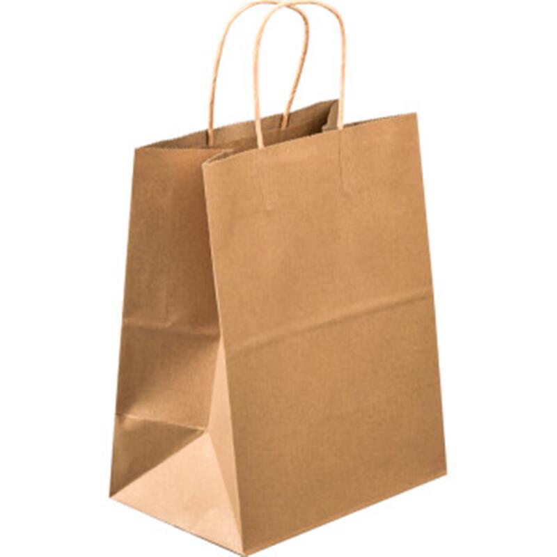 Natural Kraft Paper Tote Bags CN plug (adapter included)