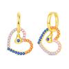 Gold Serie Hoop Earrings 925 Silver Sparkling Irregular Shape Feather Star Earrings Stud for Woman Girl Jewelry Gift