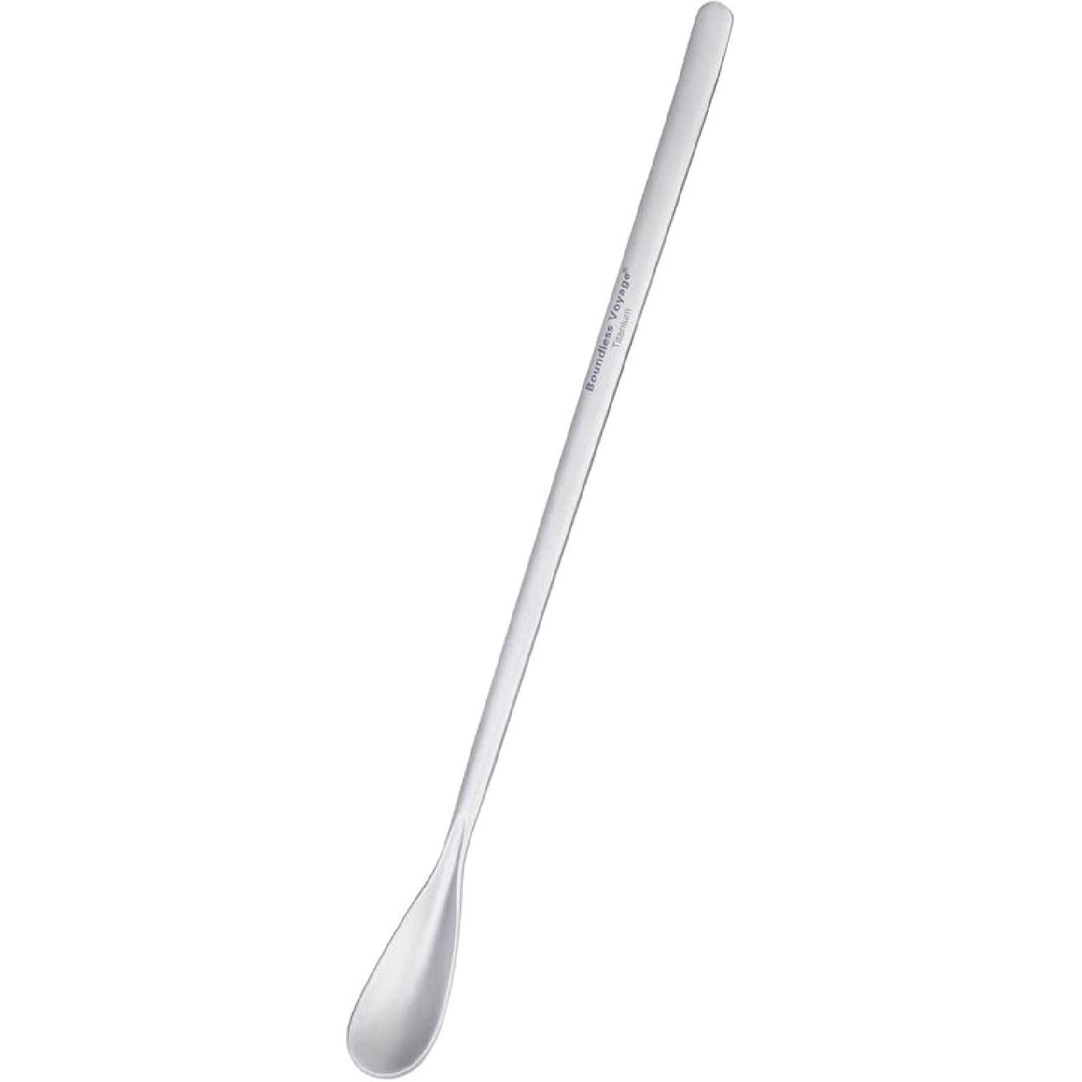 

Безграничное путешествие Титановые кофейные ложки Длинная ручка Кофейные мешалки Маленькие чайные ложки Мини-ложки для эспрессо, Аксессуары для кофейного бара (34T-маленький-2шт) 34T-small-1pcs