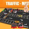 Floor Mat Crawling Traffic Game Mat Soft Toddler Crawling Road Carpet Road Traffic Route Mat  Baby