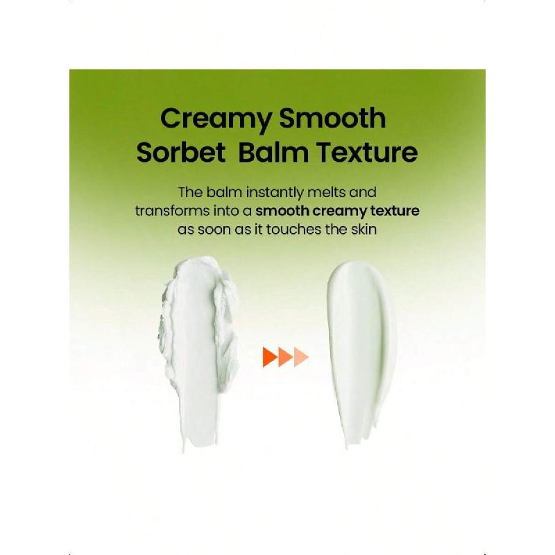 Beplain Mung Bean Pore Cleansing Milk Balm 100ml | Fragrance-Free | Korean Makeup Remover | Non-Greasy Sorbet Texture