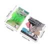 6Pcs New Squid Jig Bait Protector Kit Webfoot Octopus Egi Hook Cover Cuttlefish Umbrella Lure Cap With Carabiner Sea Accessories