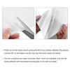 4Pcs Iron On Patches for Clothing Repair Fabric Repair Patches Iron-On Mending Fabric White