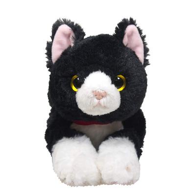Sonne Zitrone Schoßkatze Plüschtier Klein P-6242 Schwarz Weiß Niedliche Katze 13 x 36 x 15cm
