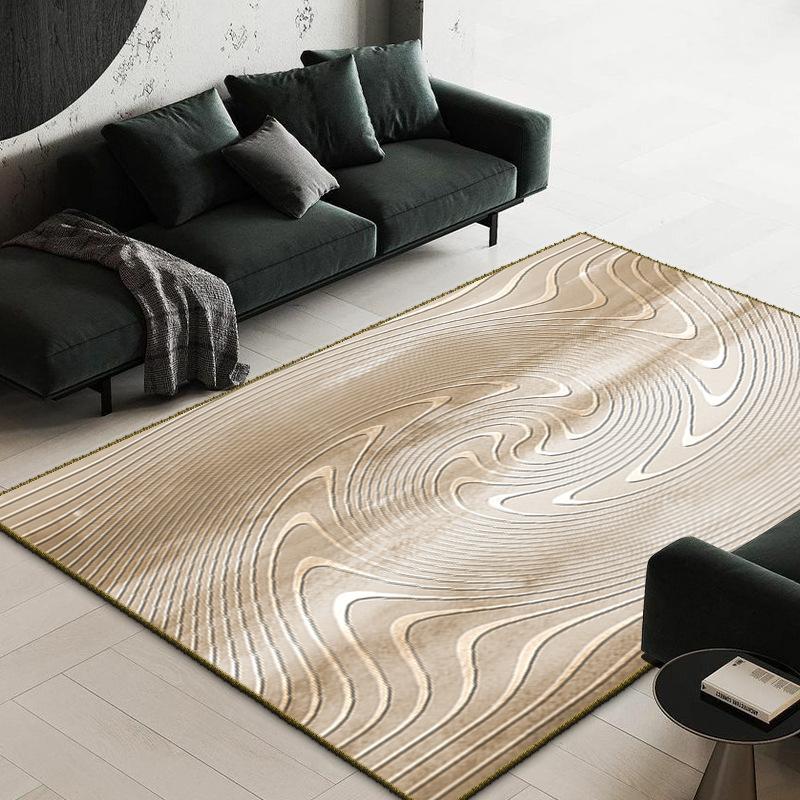 

Однотонный абстрактный ковер для гостиной, коврик под чайный столик, современный простой ковер для спальни, составной 140*200cm