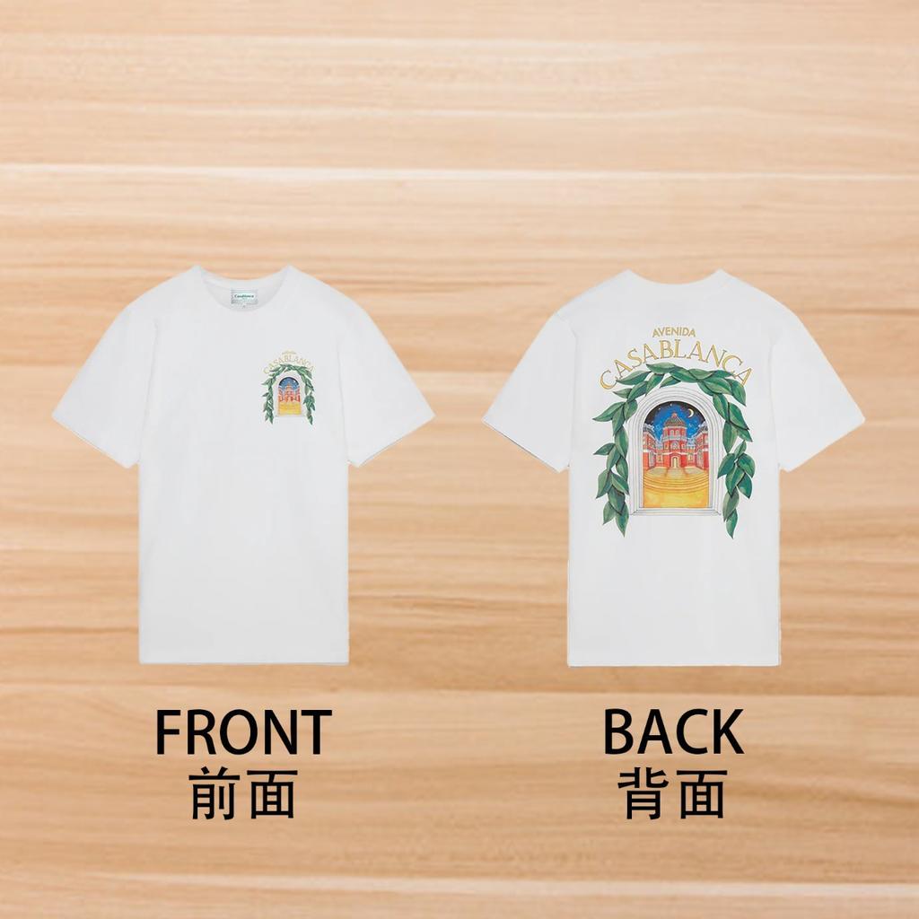 Cross-border foreign trade casablanca Casablanca short-sleeved American tide brand niche loose high street tide brand t-shirt