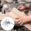 7Piece Stainless Steel Tapered Ruler Set Pocket Sized Gaps Gauge for Engineering Precise Measurement and DIYer Projects
