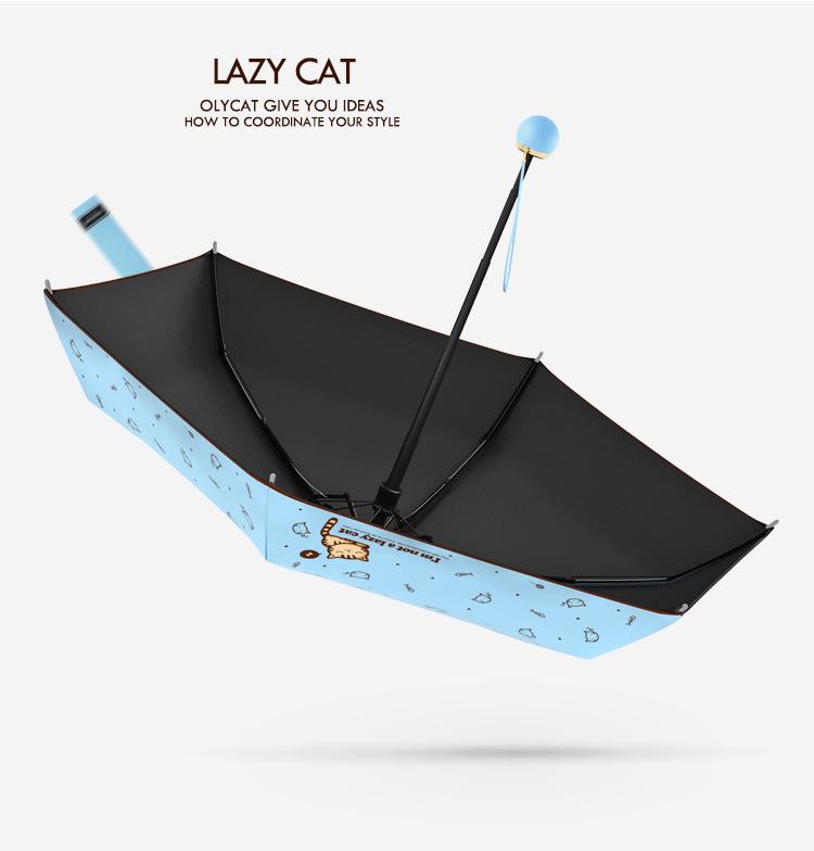 OLYCAT Foldable Umbrella: UV Protection & Waterproof for Women