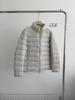 Popular Stand-up Collar Ribs Down Jacket Women's Short Winter New Huge Good-looking Down Versatile Thickened Jacket