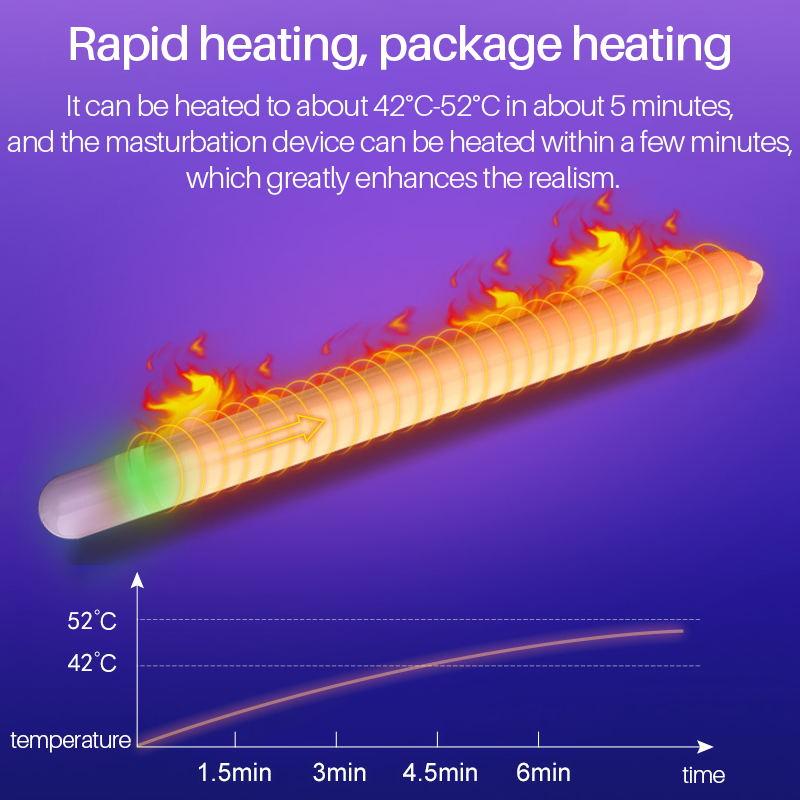 Isıtma Çubuğu ve UV-C Ultraviyole Dezenfeksiyon Lambası Cep Kedi UV Çubuk Isıtıcı Seks Oyuncağı Aksesuarları