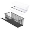 Pull Out Storage Basket For Kitchen Under Sink Organizers With Smooth Sliding Mechanism Carbon Steel Materials 41x16cm