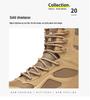 Men's Non-Slip High-Top Outdoor Tactical Combat Boots for Hiking & Mountaineering