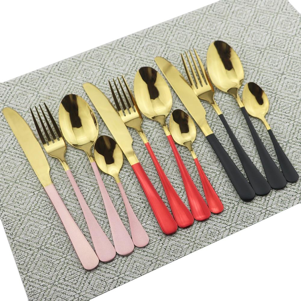 Золотой набор столовой посуды — фото 9